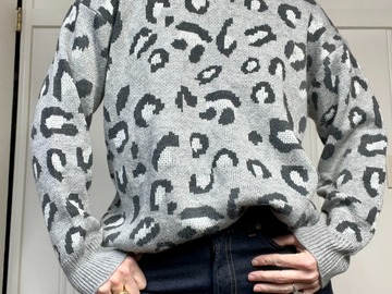 Selling: Kendall + Kylie Tonal Cheetah Sweater