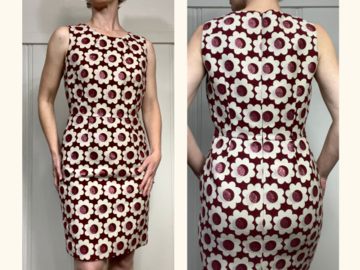 Selling: Metallic Mod Floral Boden Sheath Dress