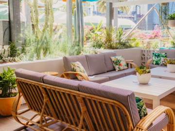 Book a meeting | $: Cabana Lounge | offers privacy and exclusivity on work meetings