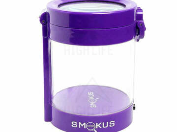 Post Now: LED Jar Smokus Focus Middleman-Purple