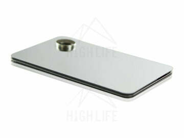 Post Now: 3 1/2" Silver Metal Credit Card Pipe