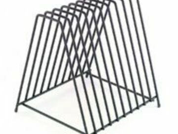 Post Now: Browne Foodservice 26099 12" x 11.5" Rack for Cutting Boards