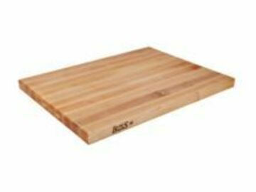 Post Now: John Boos R01-6 18" x 12" x 1.5" Maple Cutting Board
