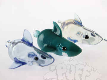  : Kahuna Glass Shark Bubble Cap