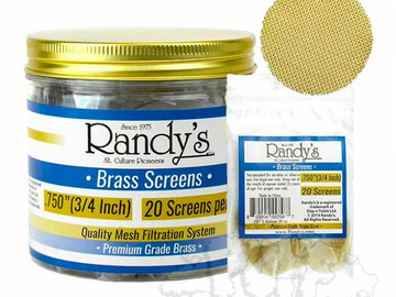  : Randy's 0.750" Brass Screens Jar
