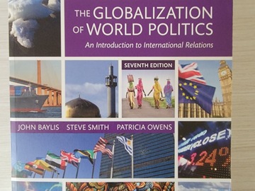 Selling with online payment: The Globalization of world politics (IB GP textbook)