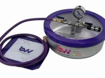  : 1 Gallon Flat Stainless Steel Vacuum Chamber - Best Value Vacs