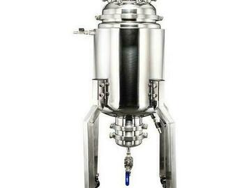 Post Now: 50L Jacketed Stainless Steel Collection Vessel with Locking Caste