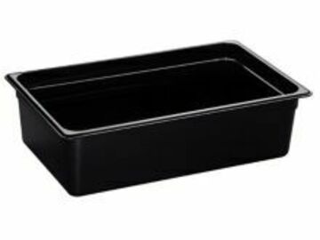 Post Now: Cambro® 16HP110 Black High Heat Full Size x 6" D Food Pan