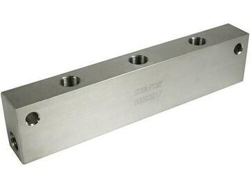 Post Now: 3/8" FNPT Stainless Steel Block Manifold
