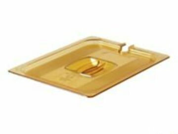  : Rubbermaid® FG228P86AMBR Half Size Hot Food Pan Cover with Notch