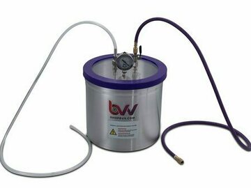Post Now: 5 Gallon Aluminum Resin Trap Vacuum Chamber