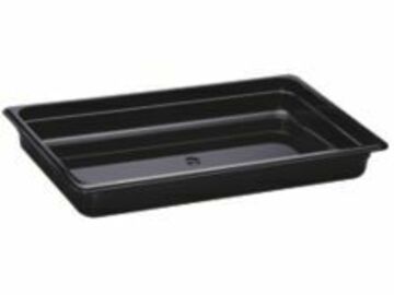 Post Now: Cambro® 12HP110 Black High Heat Full Size x 2.5" D Food Pan