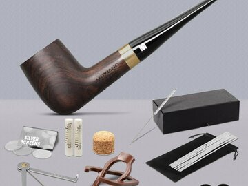 Post Now: Chinese Ebony Tobacco Pipe
