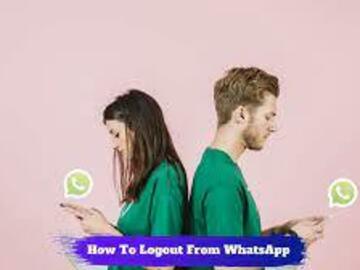 Selling with online payment: How To logout from WhatsApp