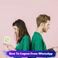 Selling with online payment: How To logout from WhatsApp