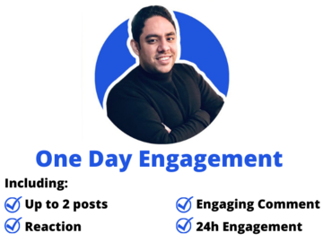 Comment on your post: I will engage with your posts for one day