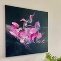 Sell Artworks: Dancing Flamingos