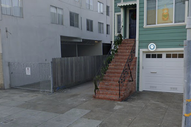 San Francisco CA, Parking Spot Next to Golden Gate Park