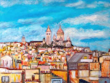 Sell Artworks: The hill of Montmartre