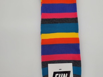 Buy Now: 100 Fun Socks Big & Tall Stripes Design $1200 Retail