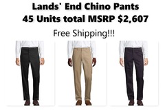 Comprar ahora: Lands' End Non-Iron Tailored Chino Pants 45 units $2,607 MSRP
