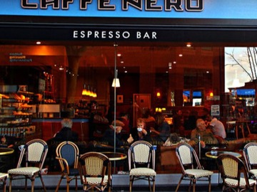 Walk-in: In Caffè Nero I Bedford St WC2E, working can be chilling