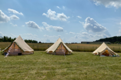 Renting out with online payment: 4m Bell Tents - The Glamp Experience