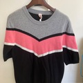 Selling: Pink and black short sleeve top
