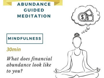 Services (Per event pricing): Financial Abundance Guided Meditation