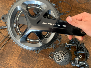 Selling with online payment: Shimano Dura Ace Di2 group (rim)