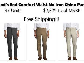 Buy Now: Lands' End Men's 37 Chino Pants $2,329 total MSRP