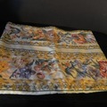 Vente au détail: trousse plate en tissu provençal et jean clair 