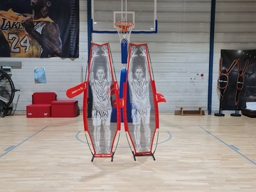 Individual pricing unit: 2 Basketball Defender Training Mannequin, rot, 7 '