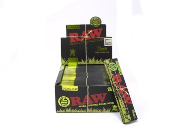 Post Now: RAW Black Organic King Size rolling papers