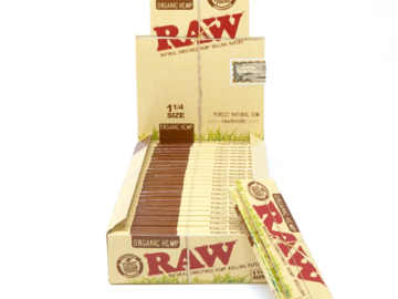  : RAW Organic 1 1/4 rolling papers