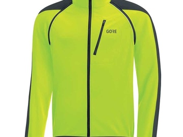 Selling with online payment: GORE WEAR, C3 GWS Phantom, Zip-ff jacket, Black/Neon Yellow