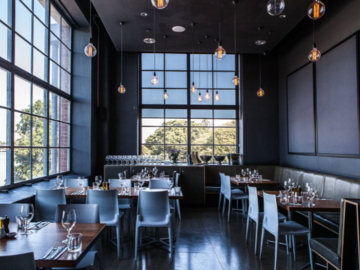 Book a meeting | $: The Park Room | A semi private dining room with overlooking view