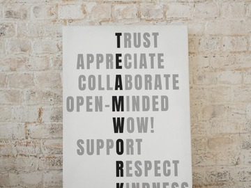 Downloads: "Teamwork" Workspace Wall Art Quotes 