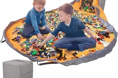 Liquidation/Wholesale Lot: Aubliss Toy Storage Basket Organizer & Play Mat – Extra Large 