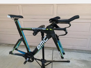 Selling with online payment: BMC TM01 frame with Enve bars and ISM Saddle