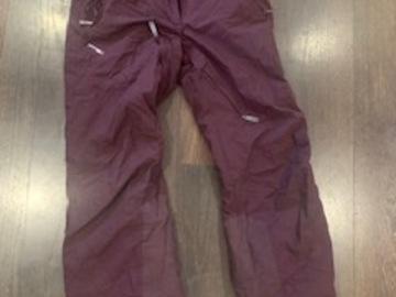 Selling with online payment: Helly Hansen Ski Pants in aubergine - size small - with jacket