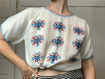 Selling: Vintage Embroidered Blouse