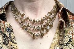Selling: Triple Strand Vintage Crystal Necklace