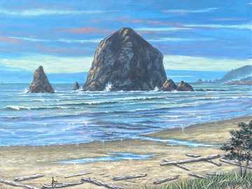 Sell Artworks: Haystack-Cannon Beach III