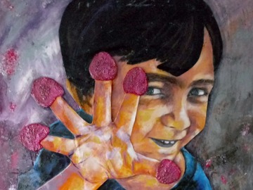 Sell Artworks: Raspberry Jazz | Inner Child
