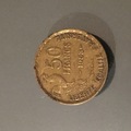 Troc: Pièce de monnaie 50 francs ancienne 1953
