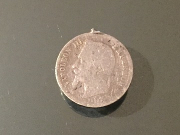 Troc: Pièce de monnaie ancienne de collection - Napoléon 3 - 1864