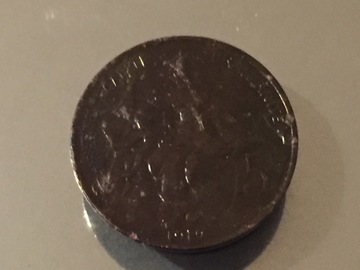 Troc: Pièce de 5 centimes ancienne - année 1912