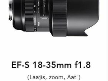 Vuokraa tuote: EF-S 18-35mm f1.8